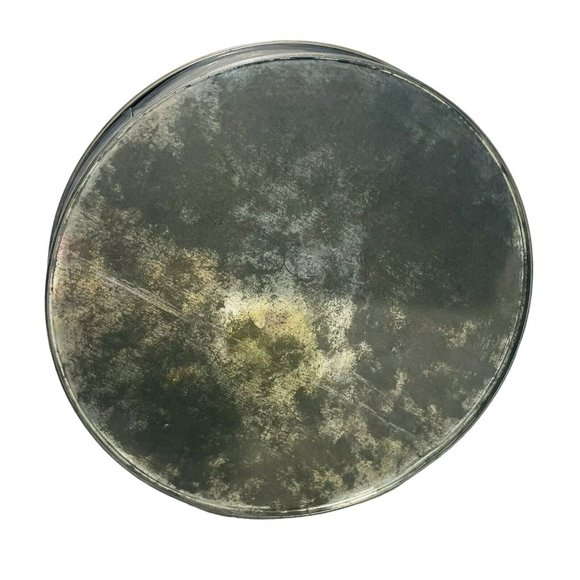 Vintage CANCO Helen Harrison Chicago Black Tin Irises Darling Cotton Leftovers - Picture 7 of 16